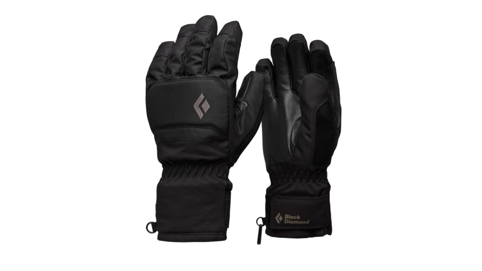 Black Diamond Mission Gloves, Black, Extra Large, BD8010590002XLG1