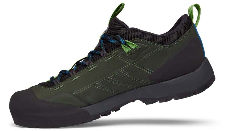 Black Diamond Mission Leather LW WP Approach Shoes - Mens, Cypress/Black, 8, BD58003291580801