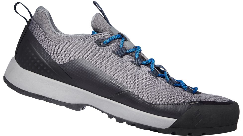 Black Diamond Mission LT Approach Shoes - Mens, Nickel/Ultra Blue, 9.5 US, BD58000191280951