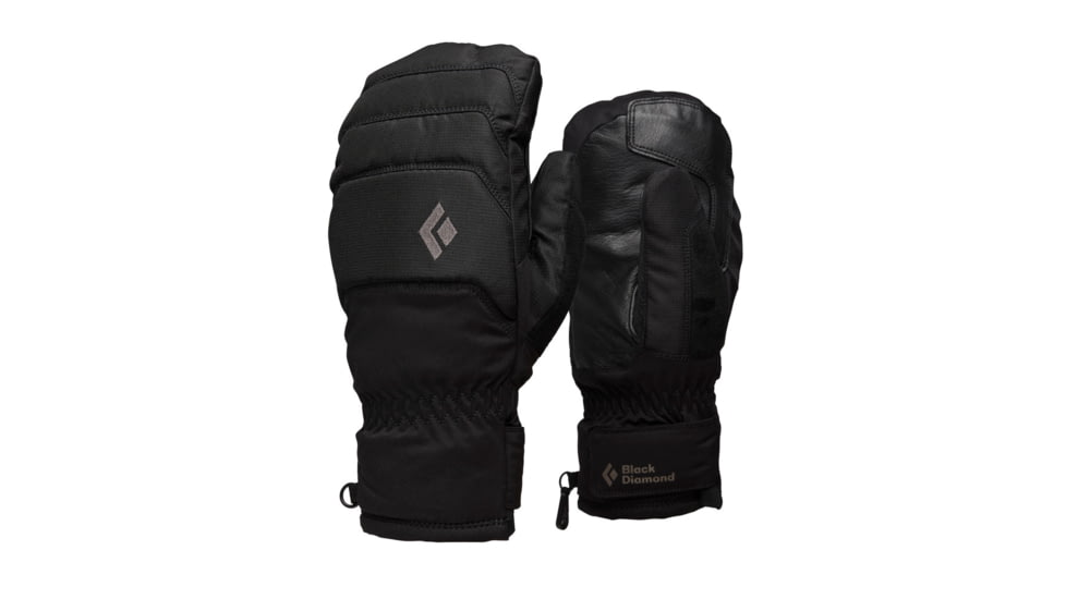 Black Diamond Mission MX Mitts, Black, Large, BD8010830002LRG1
