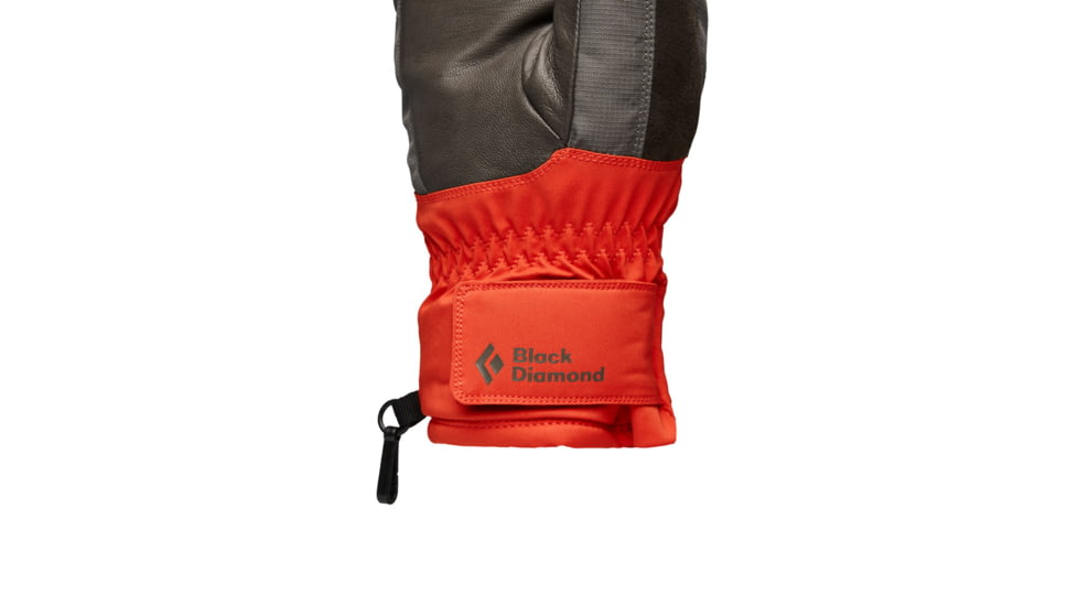 Black Diamond Mission MX Mitts, Walnut/Octane, Medium, BD8010839373MED1