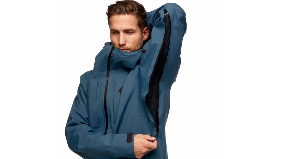 Black Diamond Mission Shell - Mens, Azurite, Small, APXC844022SML1