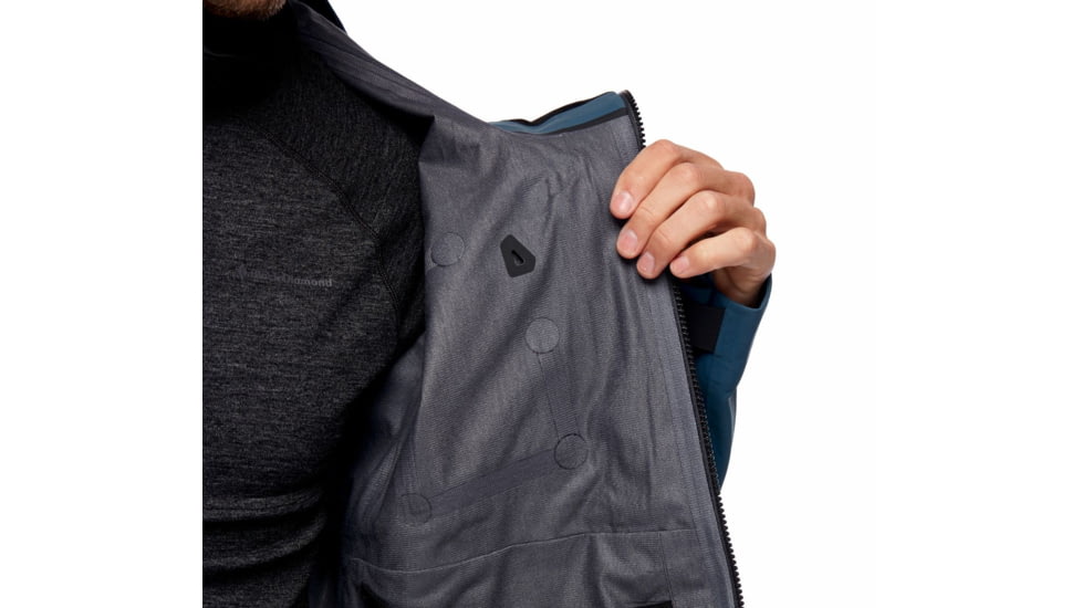 Black Diamond Mission Shell - Mens, Azurite, Small, APXC844022SML1