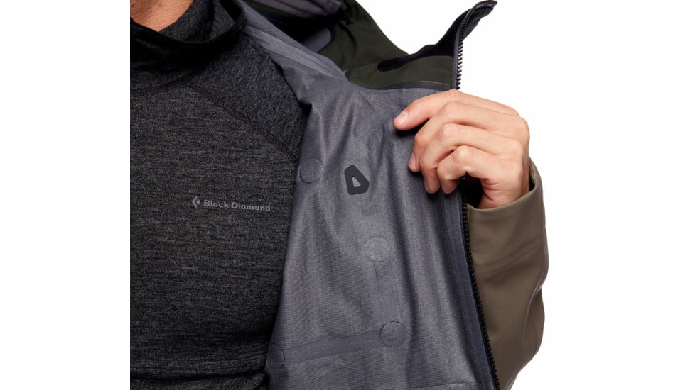 Black Diamond Mission Shell - Mens, Cypress/Walnut, Small, APXC849160SML1