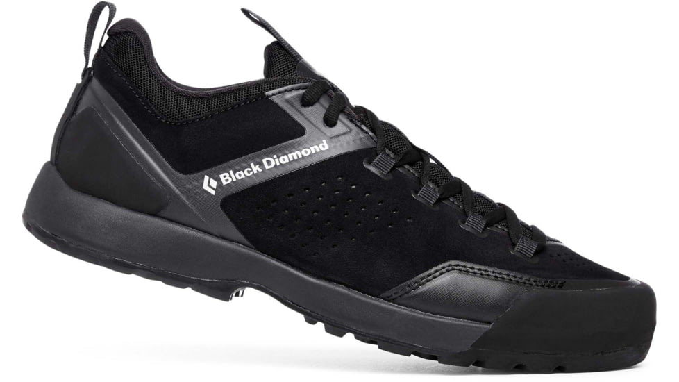 Black Diamond Mission XP Leather Approach Shoes - Mens, Black/Granite, 11, BD58002493261101