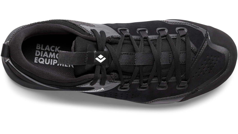 Black Diamond Mission XP Leather Approach Shoes - Mens, Black/Granite, 11, BD58002493261101
