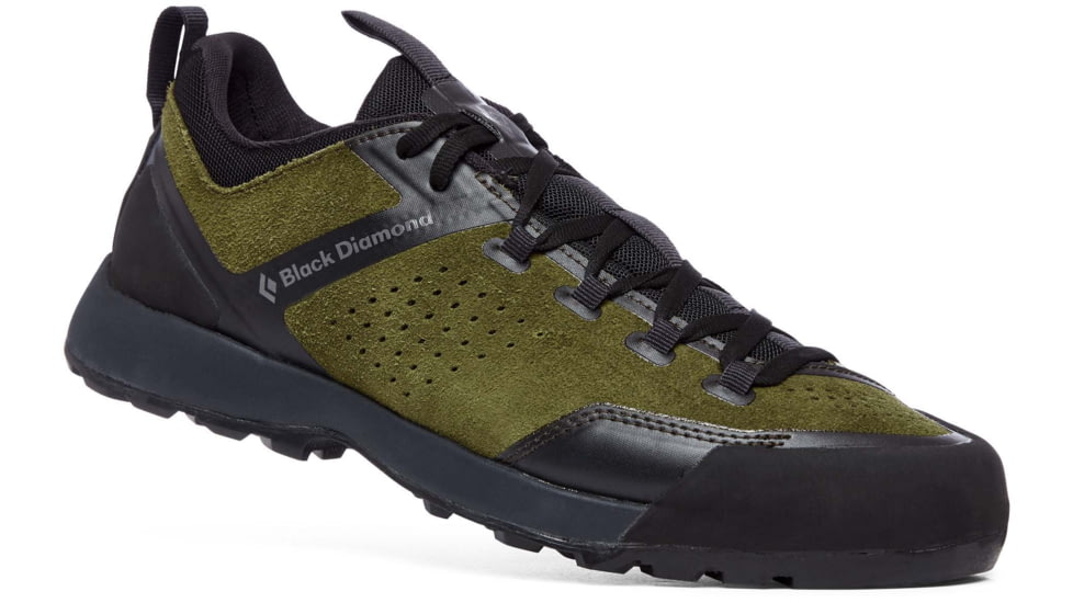 Black Diamond Mission XP Leather Approach Shoes - Mens, Olive, 10.5, BD58002430491051