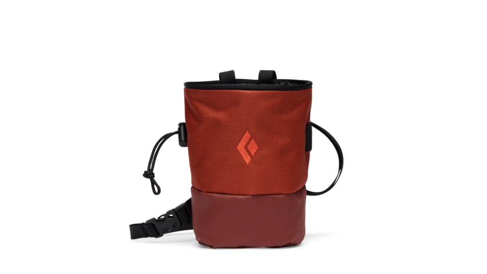 Black Diamond Mojo Zip Chalk Bag, Burnt Sienna, Medium/Large, BD6301556044M-L1
