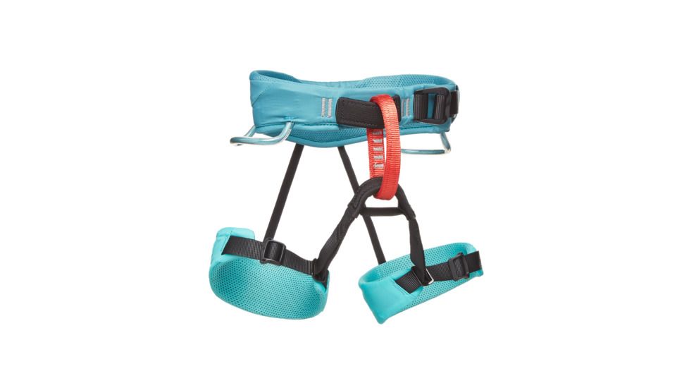 Black Diamond Momentum Kid's Harness, Salt Water BD651077SLWTALL1