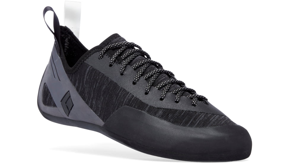 Black Diamond Momentum Lace Climbing Shoes - Mens, Black/Anthracite, 5.5 US, BD57010391180551