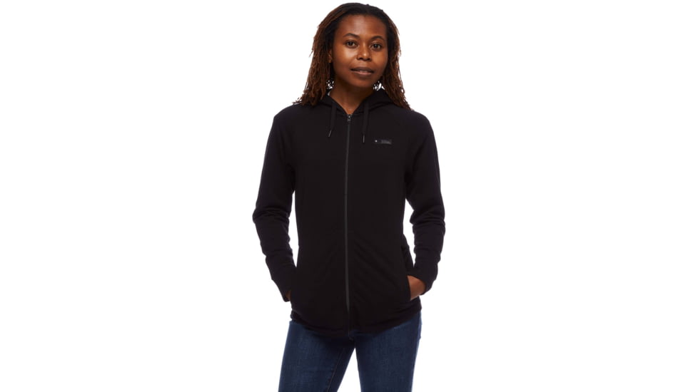 Black Diamond Mountain Transparency FZ Hoody - Womens, Black, Extra Large, AP7300950002XLG1