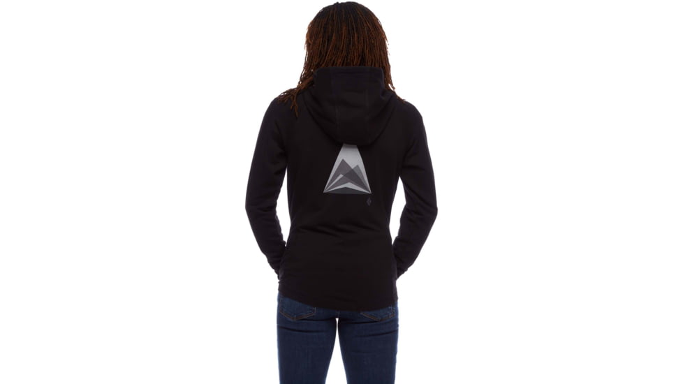 Black Diamond Mountain Transparency FZ Hoody - Womens, Black, Extra Large, AP7300950002XLG1