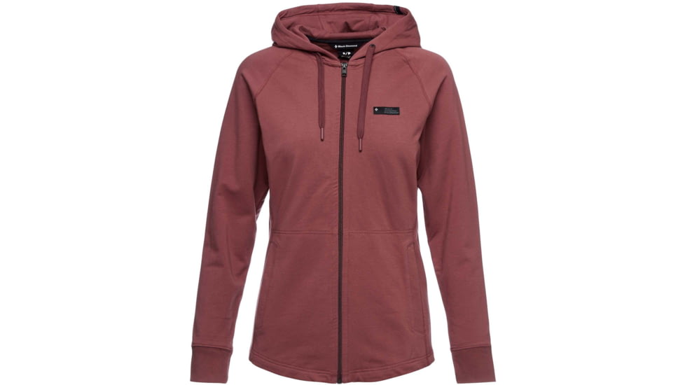 Black Diamond Mountain Transparency FZ Hoody - Womens, Cherrywood, Extra Large, AP7300952009XLG1