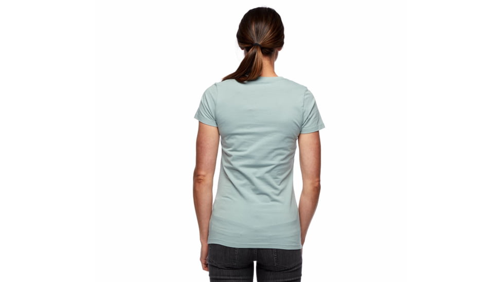 Black Diamond Mountain Transparency Tee - Womens, Blue Ash, Large, AP7300614006LRG1