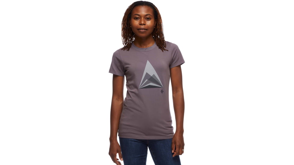 Black Diamond Mountain Transparency Tee - Womens, Granite, Extra Large, AP7300611007XLG1