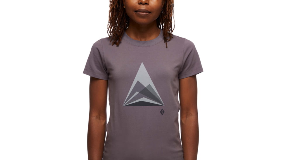Black Diamond Mountain Transparency Tee - Womens, Granite, Extra Large, AP7300611007XLG1