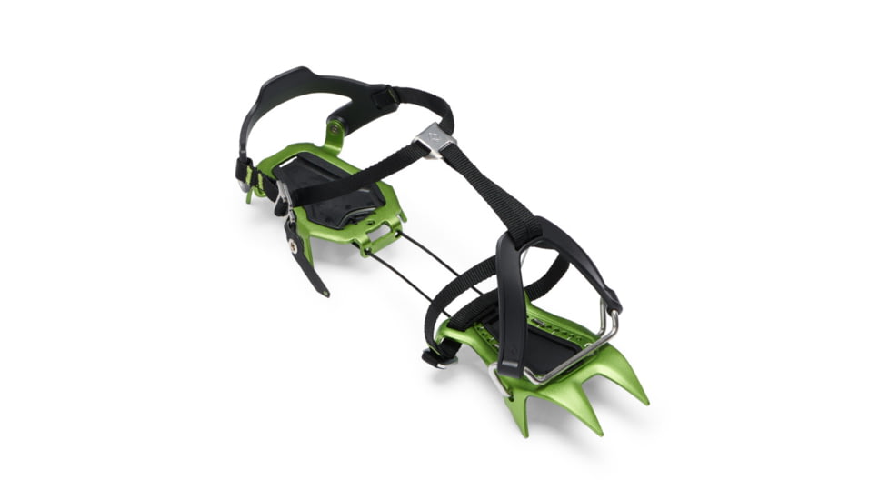 Black Diamond Neve Strap Crampons, Envy Green, BD4000733011ALL1