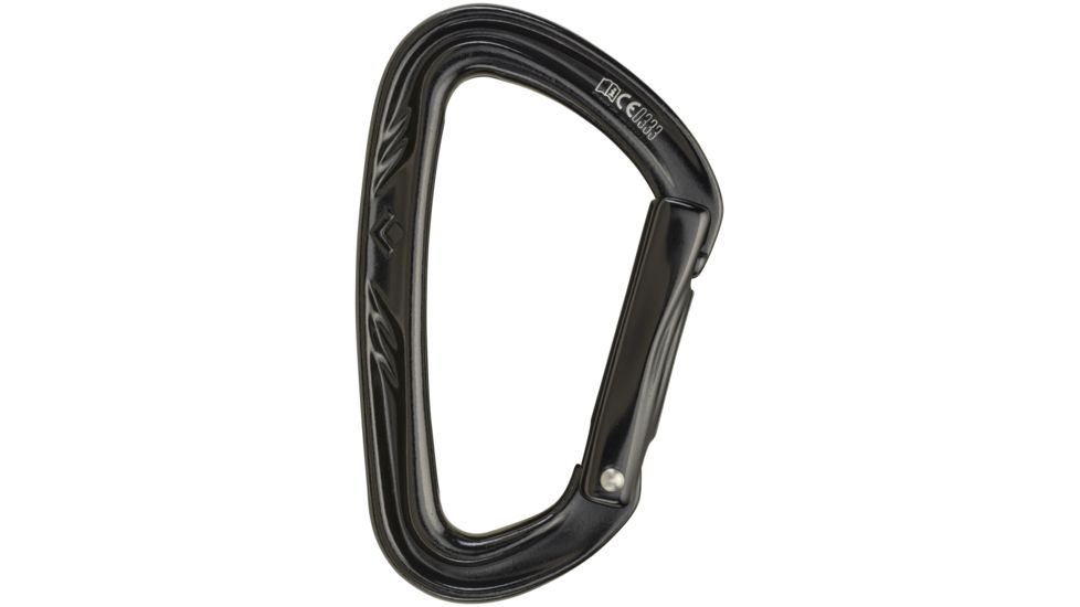 Nitron Carabiner-Black/Black-Straight Gate
