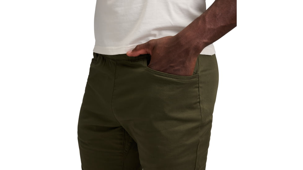 Black Diamond Notion Shorts - Mens, Dark Moss, Large, AP7511253004LRG1