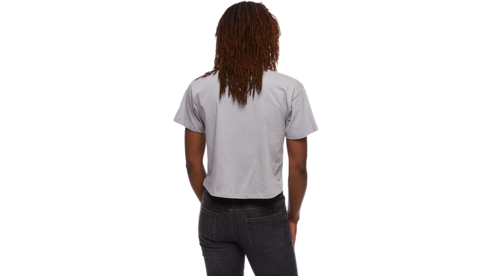 Black Diamond Pivot Short Sleeve Tee - Womens, Pewter, Large, AP7301191016LRG1