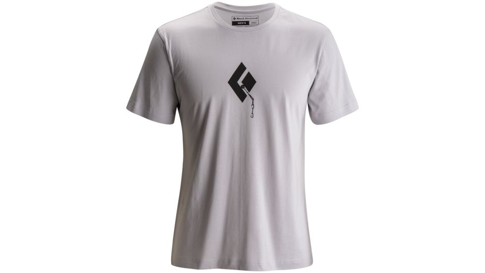 Black Diamond Placement Tee - Men's -Aluminium-X-Large