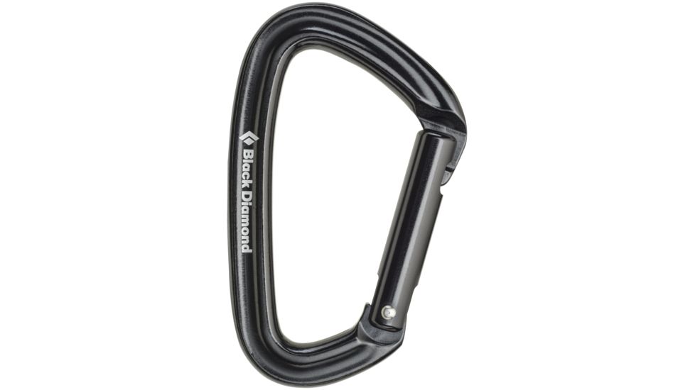 Positron Carabiner-Black/Black-Bent Gate