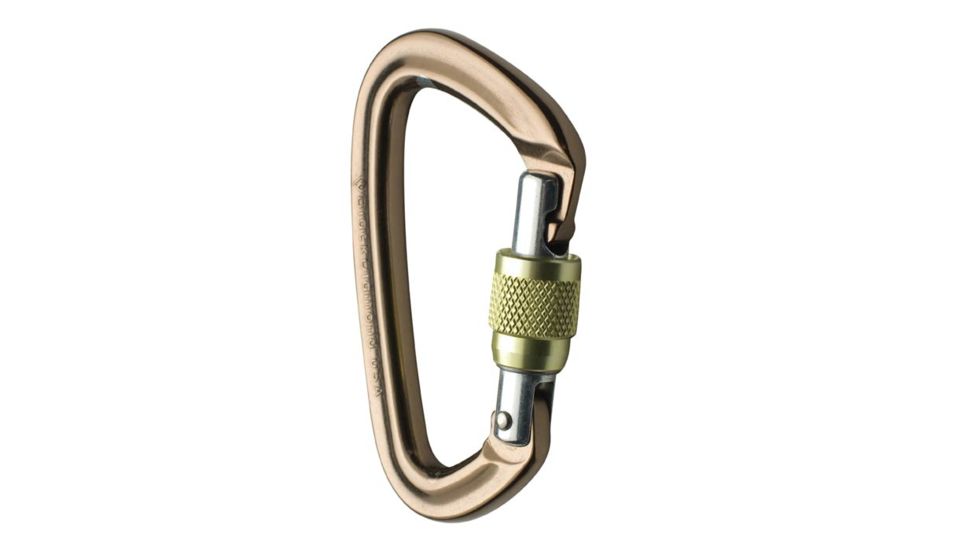 Black Diamond Positron Screwgate Carabiner -Gold 2015