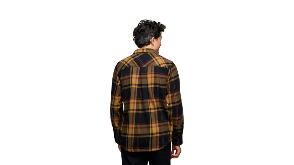 Black Diamond Project Flannel - Mens, Black/Flax Plaid, Extra Large, AP7440639623XLG1