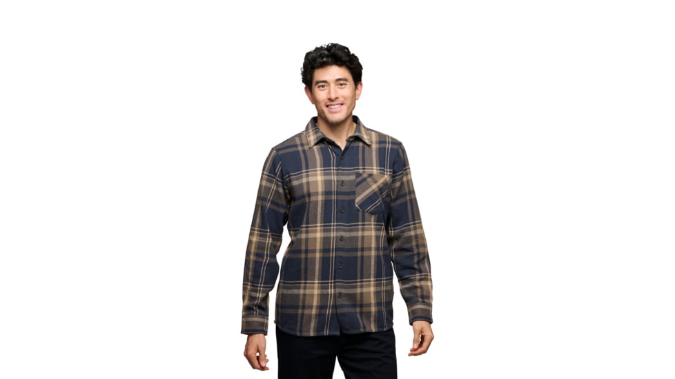 Black Diamond Project Flannel - Men's, Charcoal/Walnut Plaid, Medium, AP7440639627MED1
