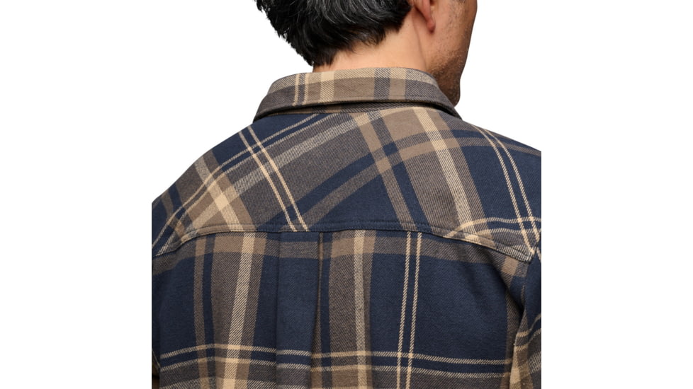 Black Diamond Project Flannel - Mens, Charcoal/Walnut Plaid, Medium, AP7440639627MED1