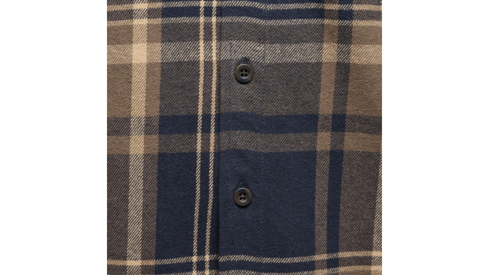 Black Diamond Project Flannel - Mens, Charcoal/Walnut Plaid, Medium, AP7440639627MED1