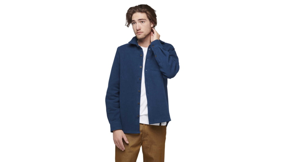 Black Diamond Project Heavy Flannel - Mens, Indigo, Medium, AP7440644013MED1