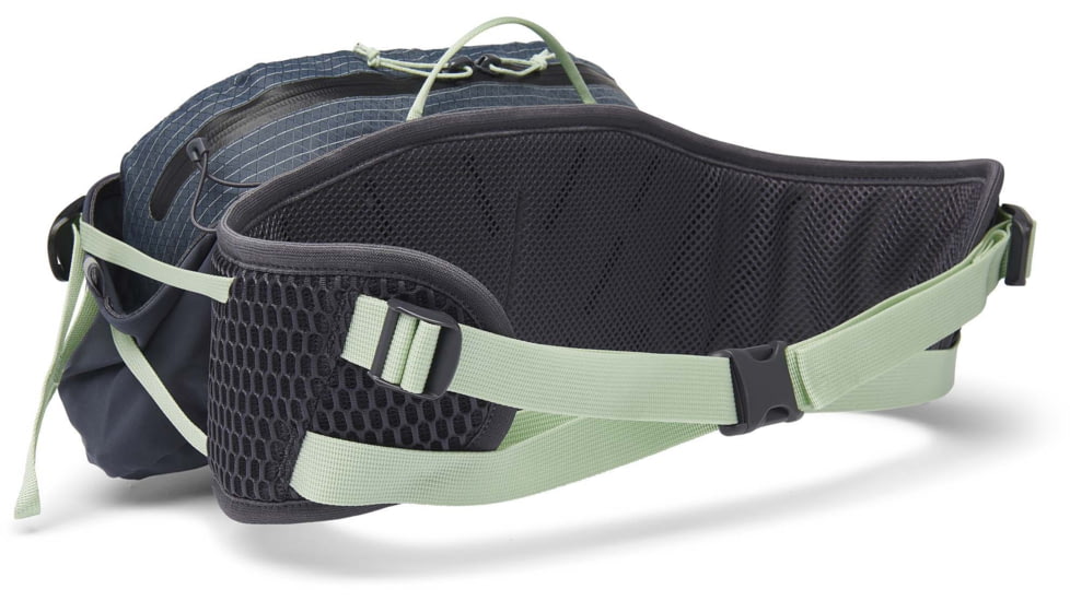 Black Diamond Pursuit 6 Liters Waist Pack, Carbon/Foam Green, BD6800259493ALL1