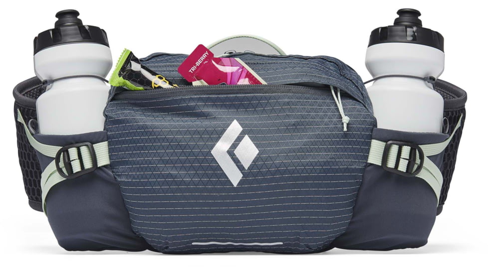 Black Diamond Pursuit 6 Liters Waist Pack, Carbon/Foam Green, BD6800259493ALL1