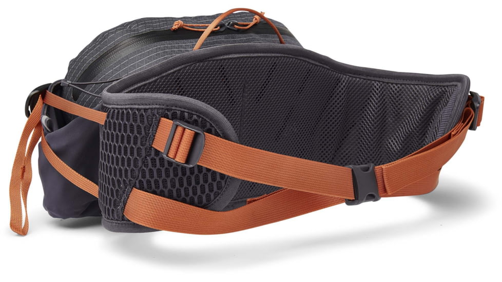 Black Diamond Pursuit 6 Liters Waist Pack, Carbon/Moab Brown, BD6800259491ALL1