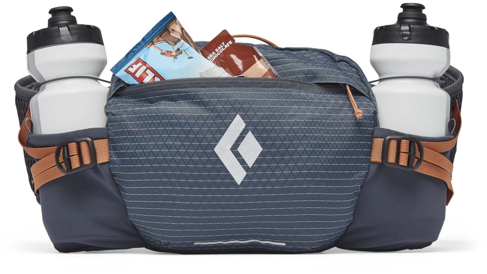 Black Diamond Pursuit 6 Liters Waist Pack, Carbon/Moab Brown, BD6800259491ALL1