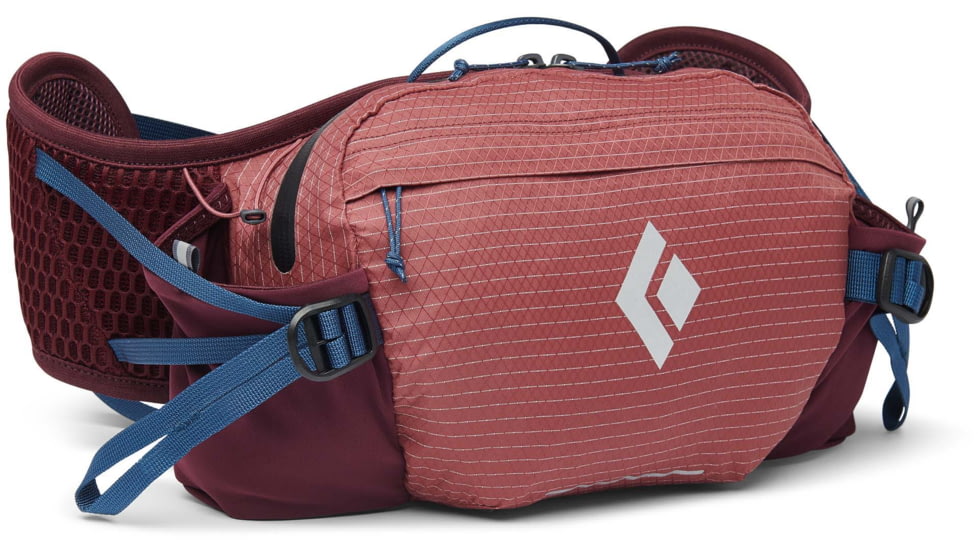 Black Diamond Pursuit 6 Liters Waist Pack, Cherrywood/Ink Blue, BD6800259492ALL1