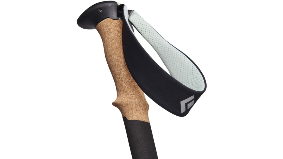 Black Diamond Pursuit Shock Trekking Poles, Steel Grey/Foam Green, Small Medium, BD1100689481S-M1