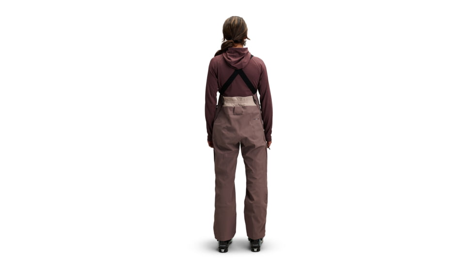 Black Diamond Recon Stretch Bibs - Womens, Pale Mauve/Dark Mauve, Medium, AP7410359711MED1