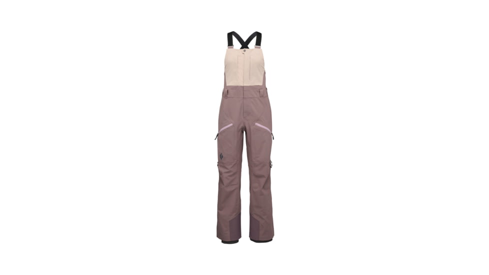 Black Diamond Recon Stretch Bibs - Womens, Pale Mauve/Dark Mauve, Medium, AP7410359711MED1