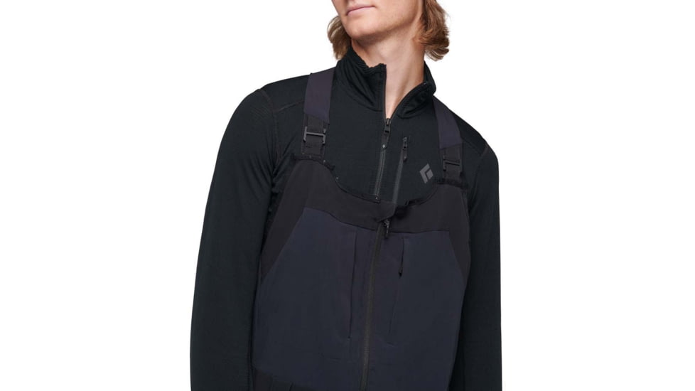 Black Diamond Recon Stretch Pro Bibs - Mens, Small, Black, AP7410220002SML1