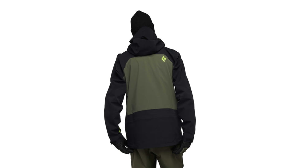 Black Diamond Recon Stretch Pro Shell - Mens, Black/Tundra, Extra Large, AP7450189367XLG1