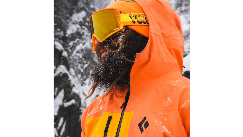Black Diamond Recon Stretch Pro Shell - Mens, Black/Tundra, Extra Large, AP7450189367XLG1