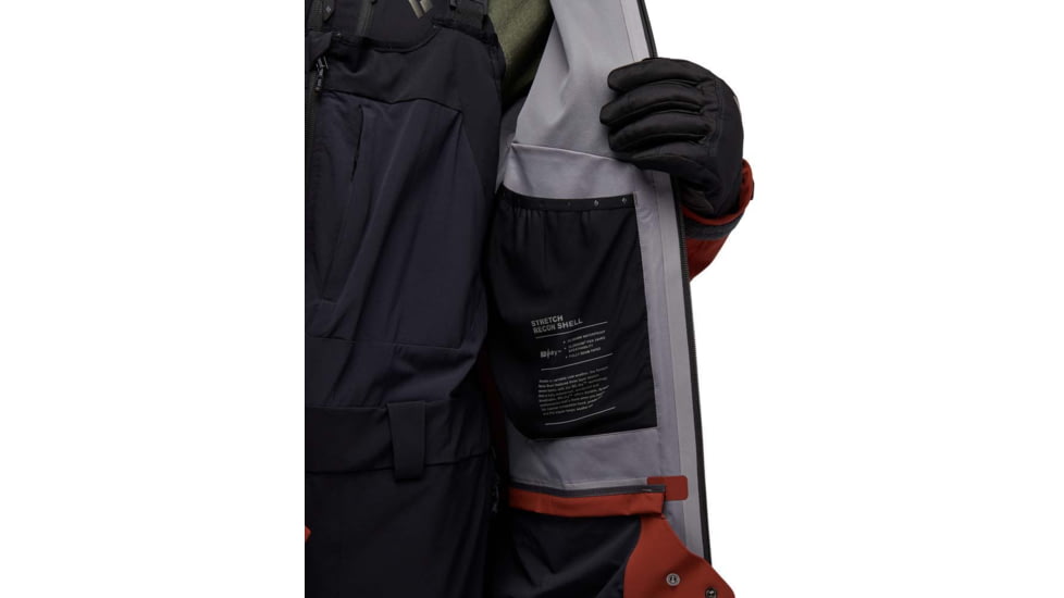 Black Diamond Recon Stretch Ski Shell - Mens, Mulled Cider/Black/Octane, Small, APK6HI9407SML1