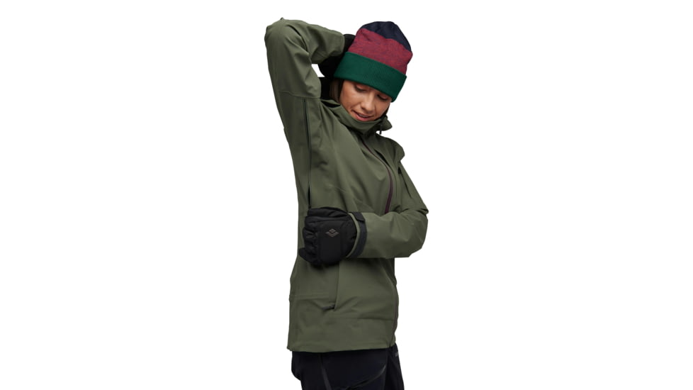 Black Diamond Recon Stretch Ski Shell - Womens, Crag Green/Creek Blue, Medium, APE7O99525MED1