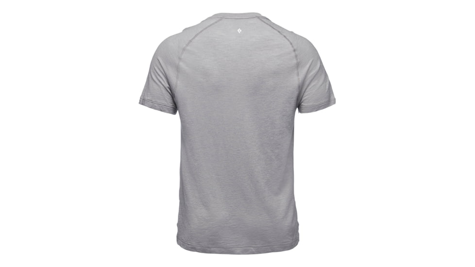Black Diamond Rhythm Tee - Mens, Nickel/LCR Logo, Large, AP7522409238LRG1