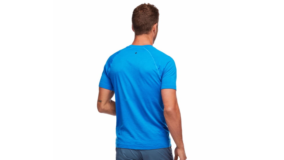 Black Diamond Rhythm Tee - Mens, Ultra Blue/LRR logo, Extra Large, AP7522409239XLG1