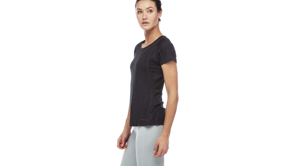 Black Diamond Rhythm Tee - Womens, Black, Large, AP7522410002LRG1