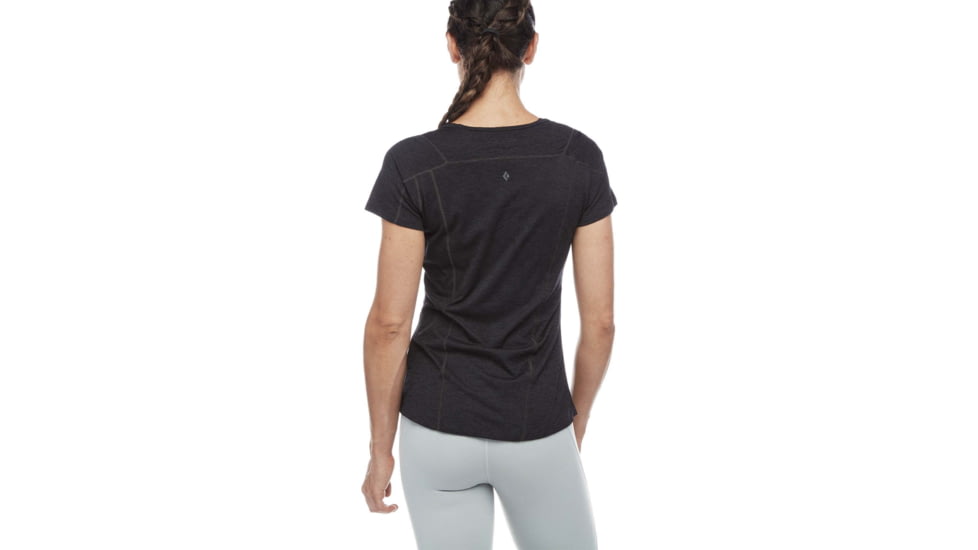 Black Diamond Rhythm Tee - Womens, Black, Large, AP7522410002LRG1