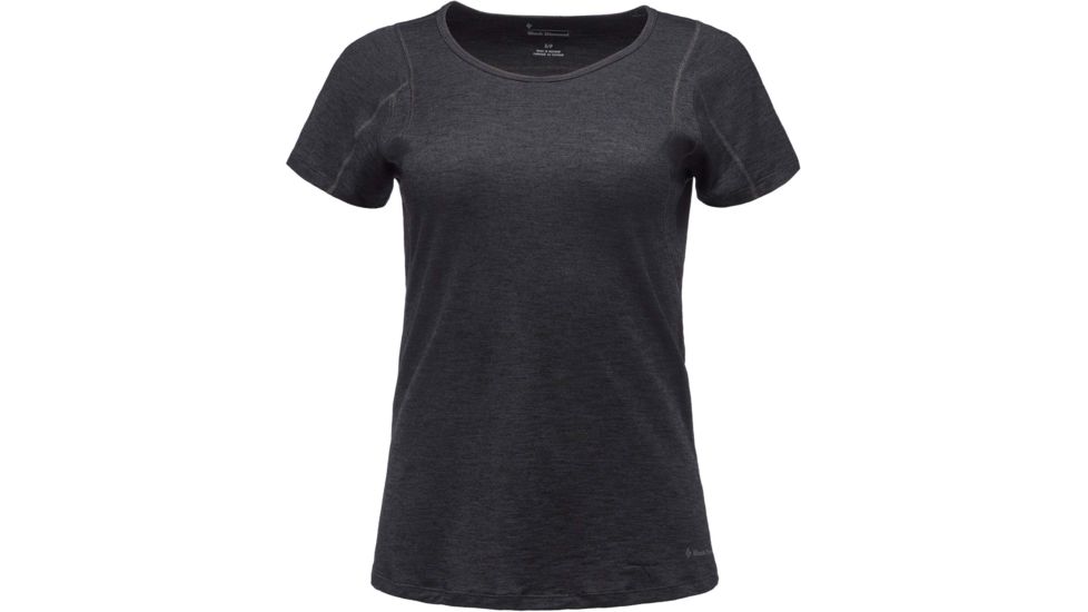 Black Diamond Rhythm Tee - Womens, Black, Large, AP7522410002LRG1